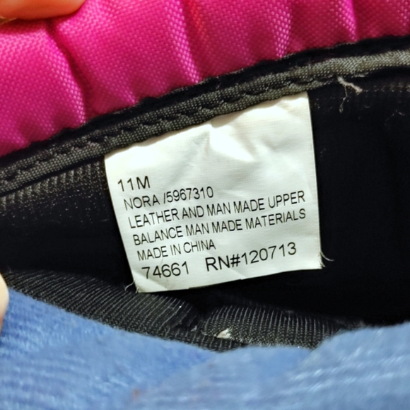 Totes Pink Black Suede Nora Winter Snow Boots Girls Youth Size 11 - Picture 8 of 9